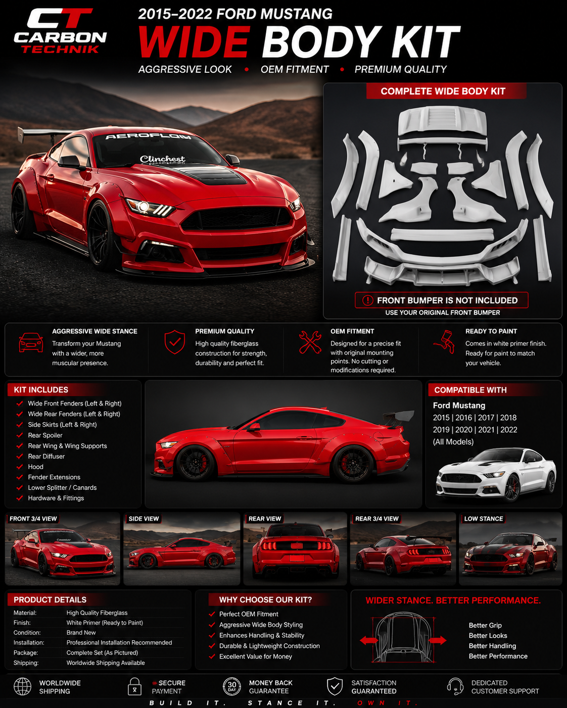 Mustang Wide Body kit