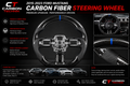 Mustang Carbon Steering wheels