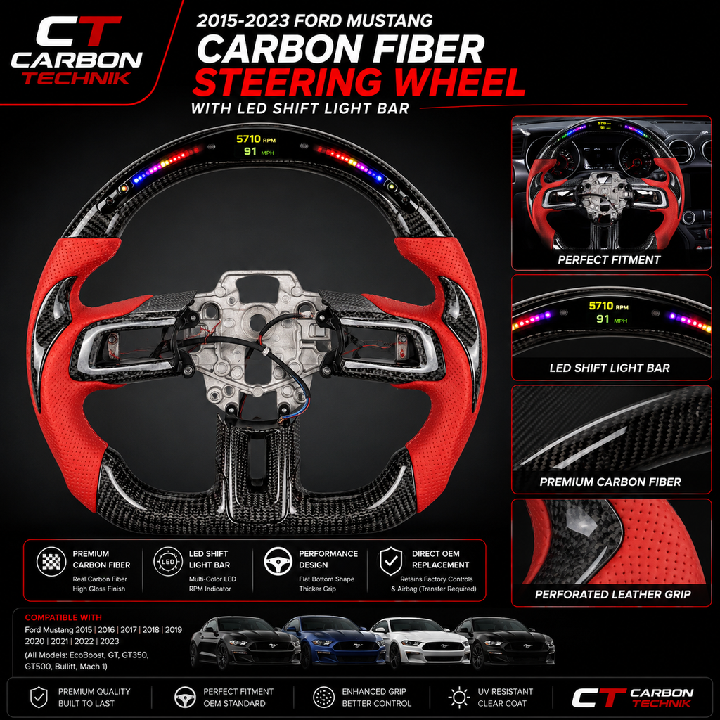 Mustang Carbon Steering wheels