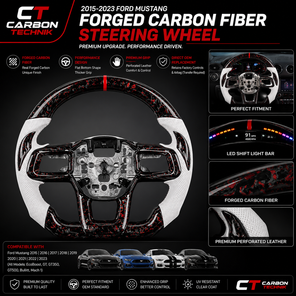 Mustang Carbon Steering wheels