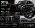 Forged Multi-Spoke Alloy Wheels for Land Rover Defender & Range Rover Sport (5x120 | 16–24 Inch)