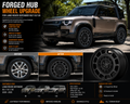 20” Forged Hub Wheels for Land Rover Defender & Range Rover (5×120)
