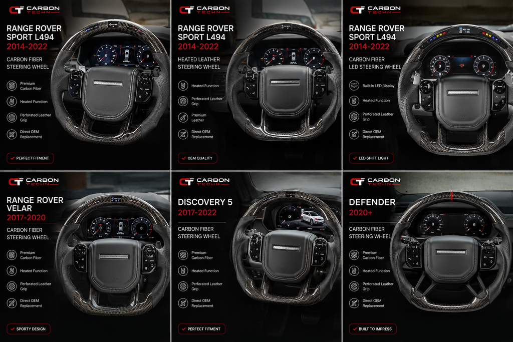 Land Rover Carbon Fiber Steering Wheels