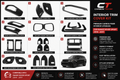 Carbon Fiber Interior Trim Collection – Range Rover Sport (2014–2017)