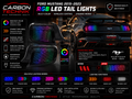RGB LED Tail Lights – Ford Mustang (2015–2023)