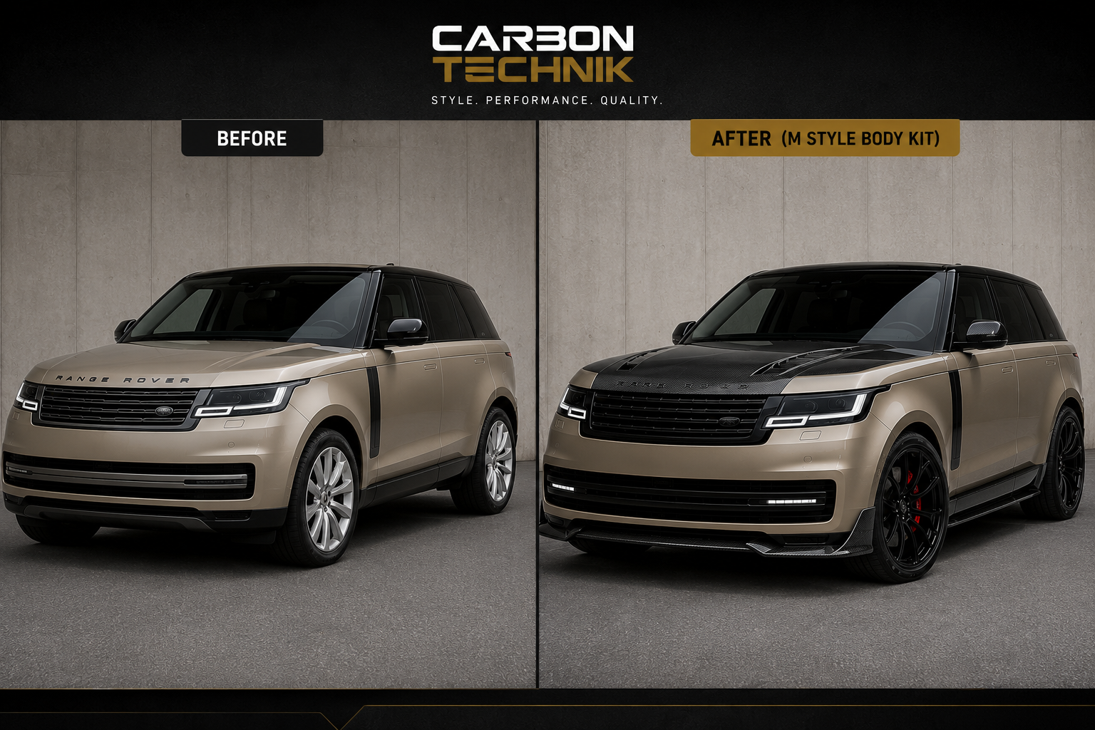 Range Rover L460 M Style Carbon Fiber Body Kit (2022+)