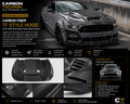 Mustang S550 TF Style Carbon Fiber Hood (2015–2023)