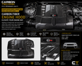 Range Rover Sport L494 / Range Rover Vogue L405 Carbon Fiber Engine Cover (SVR Style)
