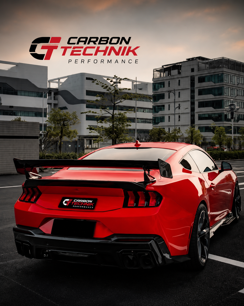 S650 Mustang Full Carbon Fiber Aerodynamic Body Kit (2024+)