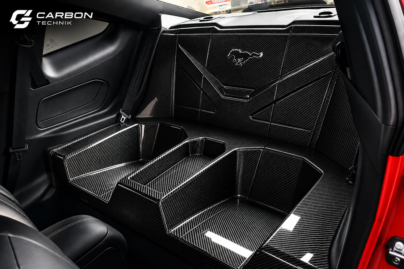 Mustang Carbon Rear Seat Delete