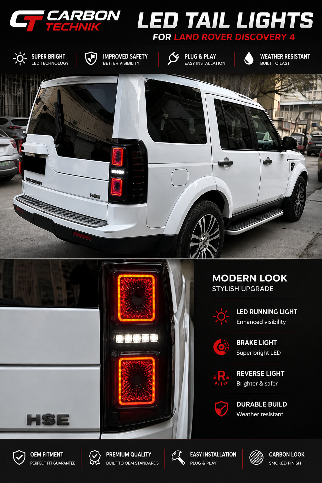 Land Rover Discovery 4 Tail Light Upgrade